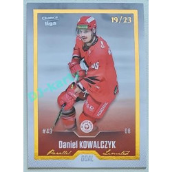 2022/23 Goal Cards Chance Liga Update #466 Daniel Kowalczyk Gold xx/23