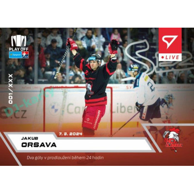 2023/24 Sportzoo ELH LIVE #L-66 Jakub Orsava xx/29