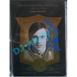 2020 OFS Síň slávy českého hokeje Josef Paleček #SSCH-JPA 06/20 Black Authentic Signature Blue