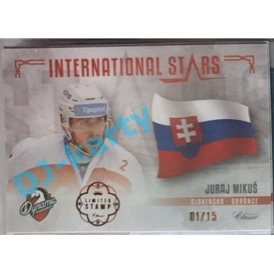 2019/20 OFS Juraj Mikuš #IS-JMI 11/15 International Stars Limited Stamp