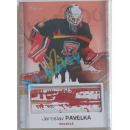 2017 OFS Mountfield Cup Jaroslav Pavelka #2 2/4 Game Used Stick Gold Signature