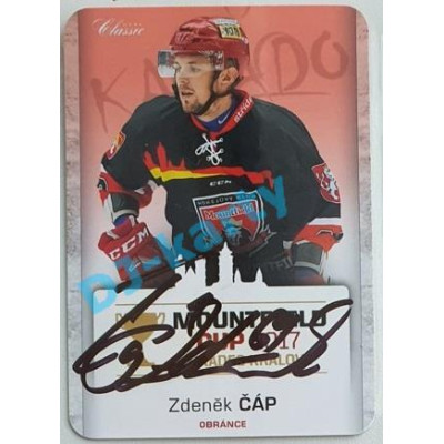 2017 OFS Mountfield Cup Zdeněk Čáp #11 2/10 Autograph Die Cut