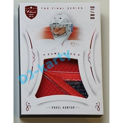 2021/22 OFS The Final Series Pavel Kantor #JER-PK 08/10 Game Used Jersey Red
