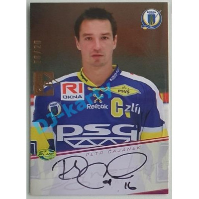 2021/22 OFS The Final Series Petr Čajánek #SIGN04 08/20 Bonus Signature 11/12 OFS Signature