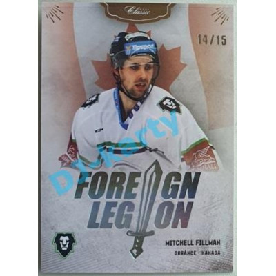 2020/21 OFS 2. série Mitchell Fillman #FL-MFI 14/15 Foreign Legion Neon Rainbow