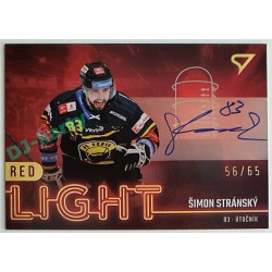2022/23 Sportzoo ELH 2. série #RLS-SS Šimon Stránský Red Light Auto xx/65