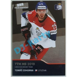 2020 MK reprezentace Tomáš Zohorna Tým MS 2019 #67