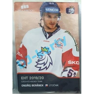 2020 MK reprezentace Ondřej Beránek RC EHT #1 Red Promo