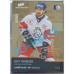2020 MK reprezentace Lukáš Klok #14 1/5 Gold Czech Expo