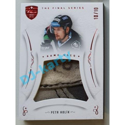 2021/22 OFS The Final Series Petr Holík #MEM-PK 10/10 Game Used Red