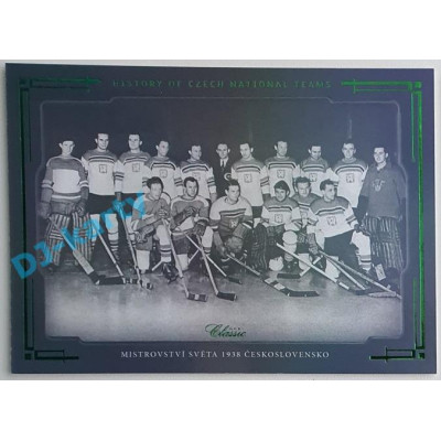 2021/22 OFS The Final Series Mistrovství světa 1938 Československo #HCNT-13 02/20 History of Czech National Teams Emerald