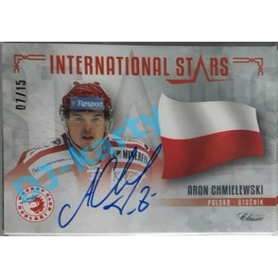 2020/21 OFS 1. série Aron Chmielewski #IS-ACH 07/15 International Stars Signature