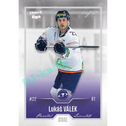 2022/23 Goal Cards Chance Liga 1. série #067 Lukáš Válek Silver 1 of 60