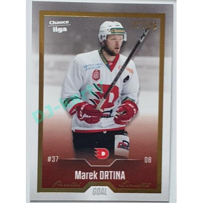 2022/23 Goal Cards Chance Liga 1. série #149 Marek Drtina Gold 17/23