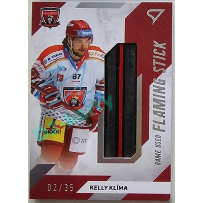 2022/23 Sportzoo ELH 1. série #FS-KL Kelly Klíma Flaming Stick 02/35