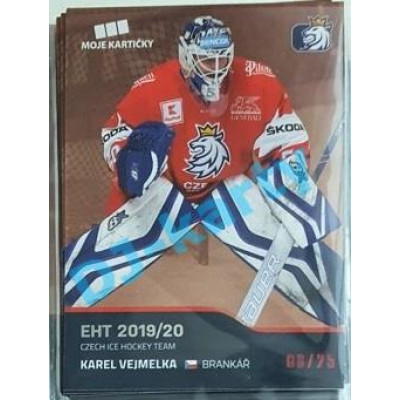2020 MK reprezentace Karel Vejmelka EHT #39 08/25 Red