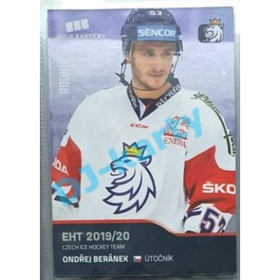 2020 MK reprezentace Ondřej Beránek RC EHT #1 Blue Promo