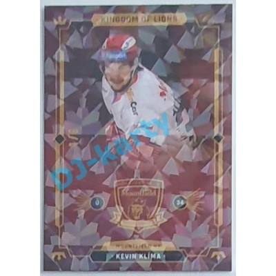 2021 OFS Kingdom of Lions Kevin Klíma #B17 4/6 Cracked Ice
