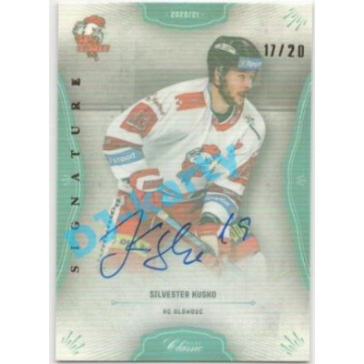 2021/22 OFS The Final Series Silvester Kusko #333 17/20 Bonus Signature Rainbow