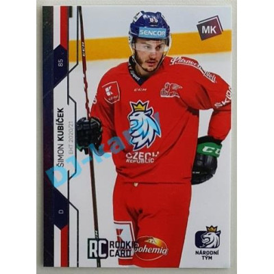 2021 MK reprezentace Šimon Kubíček RC EHT #21 Rainbow 1 of 60
