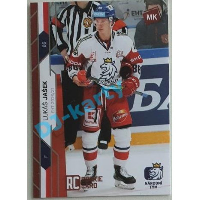 2021 MK reprezentace Lukáš Jašek RC EHT #11 17/25 Red