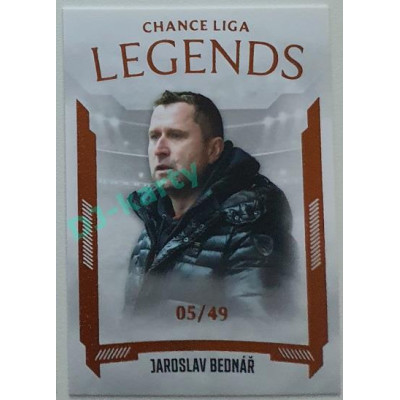2022/23 Goal Cards Chance Liga 1. série #LL-11 Jaroslav Bednář Legends Parallel 05/49