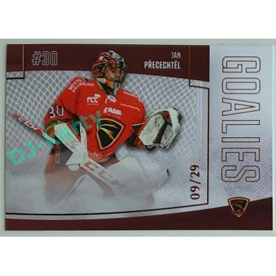 2022/23 Goal Cards Chance Liga 2. série #G-24 Jan Přecechtěl Goalies Parallel xx/29