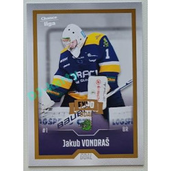 2022/23 Goal Cards Chance Liga Update #488 Jakub Vondraš  Expo Gold 1 of 3