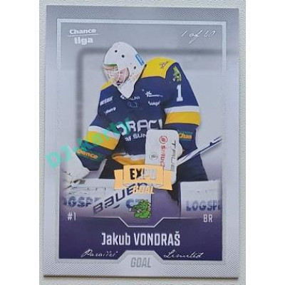 2022/23 Goal Cards Chance Liga Update #488 Jakub Vondraš  Expo Silver 1 of 3
