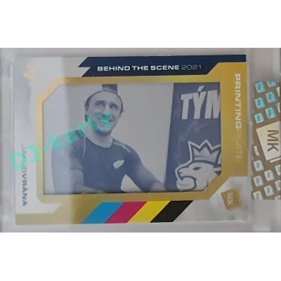 2023 MK The Gamers #PP-JV Jakub Vrána 2021 Behind The Scene Printing Plate 1/1 Black