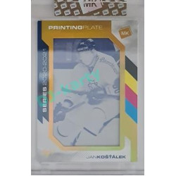2023 MK The Gamers #PP-JK Jan Košťálek 2021 Printing Plate 1/1 Cyan