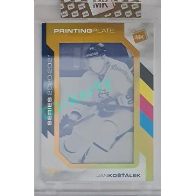 2023 MK The Gamers #PP-JK Jan Košťálek 2021 Printing Plate 1/1 Cyan