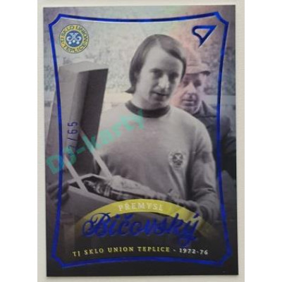 2023 Sportzoo Dekády fotbalové ligy #N-013 Přemysl Bičovský Limited 12/65
