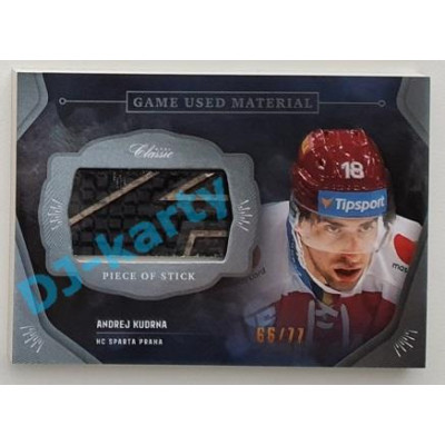 2020/21 OFS 2. série Andrej Kudrna #GUM-AKU 66/77 Game Used Material