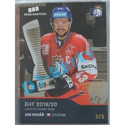 2020 MK reprezentace Jan Kovář #16 2/5 Silver Czech Expo