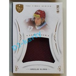 2021/22 OFS The Final Series Jaroslav Hlinka #MEM-JH 10/20 Game Used Gold