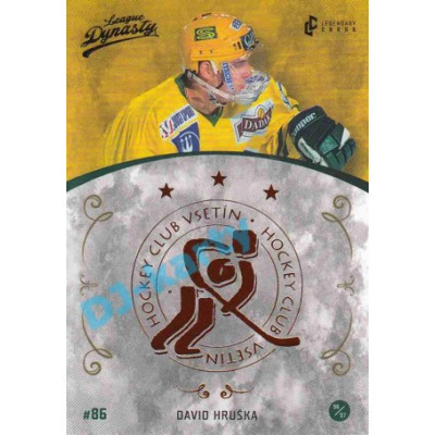 2021 Legendary Cards League Dynasty Vsetín David Hruška #69 Cooper 1 of 77