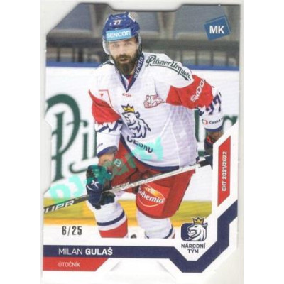 2021/22 MK reprezentace #002 Milan Gulaš EHT Die Cut 6/25