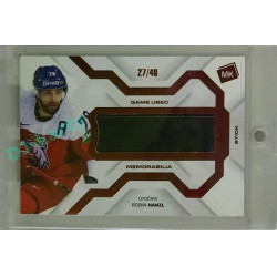 2021/22 MK reprezentace #GUM-5 Robin Hanzl Game Used Memorabilia RED 27/40