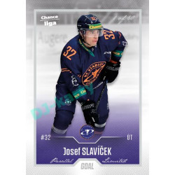 2022/23 Goal Cards Chance Liga 1. série #069 Josef Slavíček Silver 1 of 60
