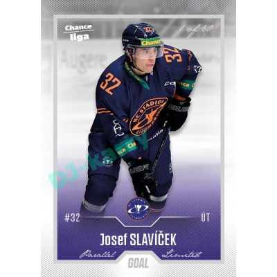 2022/23 Goal Cards Chance Liga 1. série #069 Josef Slavíček Silver 1 of 60