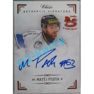 2019/20 OFS Chance liga Matěj Psota #AS078 x/2 Authentic Signature Rainbow OFS 18-19 Expo Pard.
