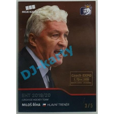 2020 MK reprezentace Miloš Říha #86 3/5 Red Czech Expo