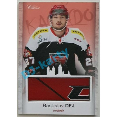 2017 OFS Mountfield Cup Rastislav Dej #34 6/9 Game Used Stick