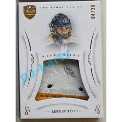 2021/22 OFS The Final Series Jaroslav Hübl #MEM-JU 04/20 Game Used Gold