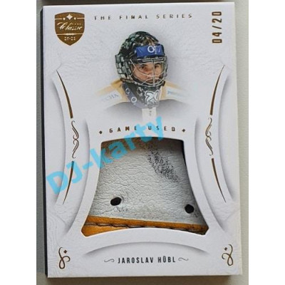 2021/22 OFS The Final Series Jaroslav Hübl #MEM-JU 04/20 Game Used Gold