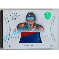 2021/22 OFS The Final Series Daniel Poizl #STI-POD 5/5 Game Used Stick Emerald