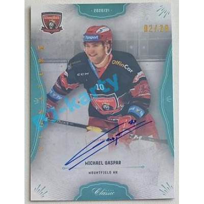 2021/22 OFS The Final Series Michael Gaspar #329 02/20 Bonus Signature Rainbow