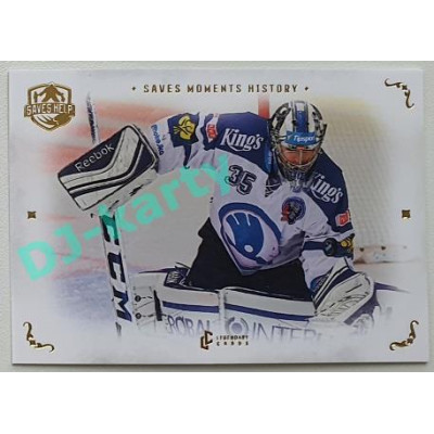2021/22 Legendary Cards SAVES HELP MEMORABILIA SERIES #SMH-8 Matěj Machovský Saves Moments History Gold /155
