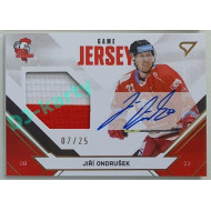 2021/22 Sportzoo TIPSPORT ELH 2. série #JS-JO Jiří Ondrušek Game Jersey Auto 07/25